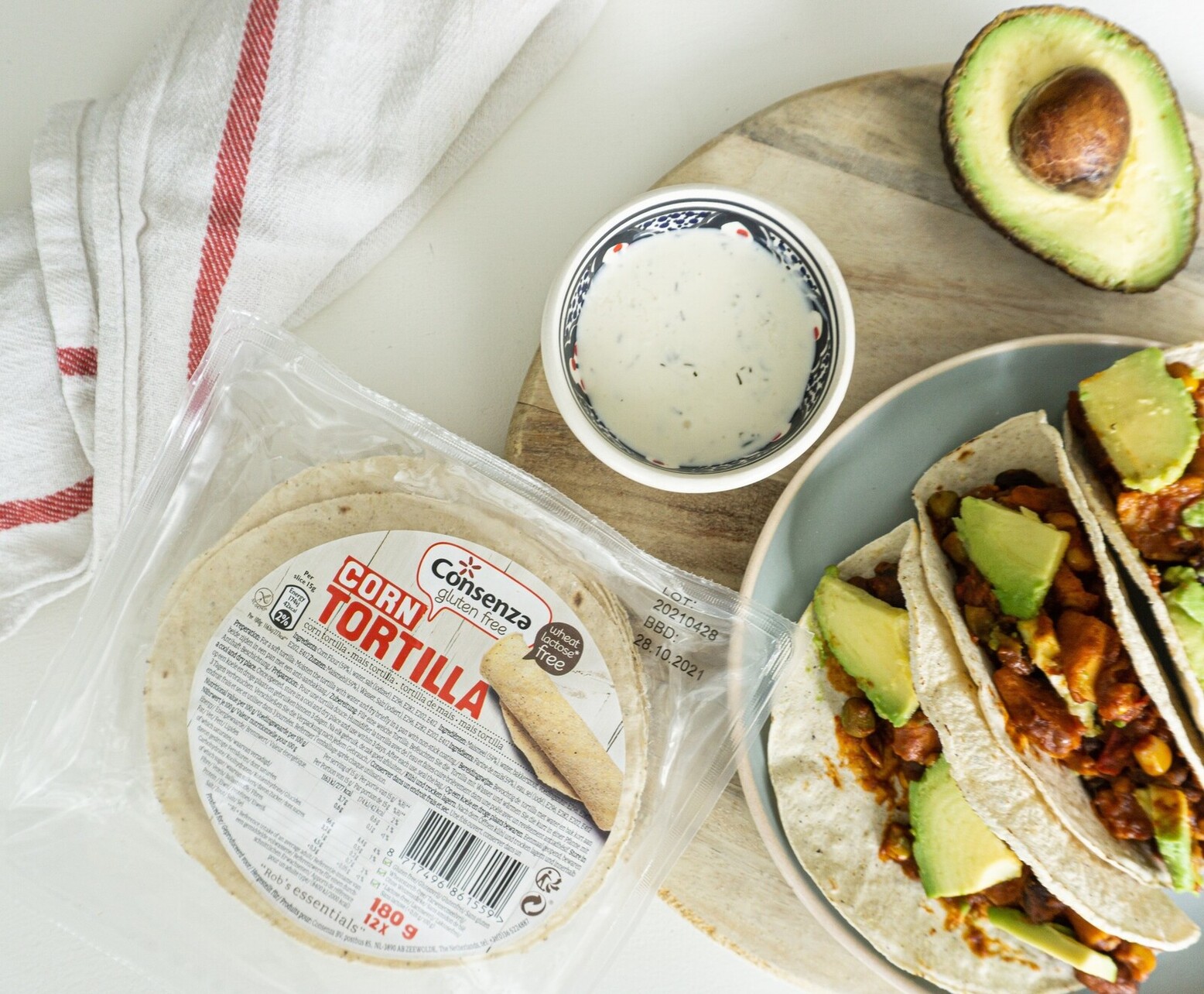 Consenza Mais Tortilla's (12 stuks)