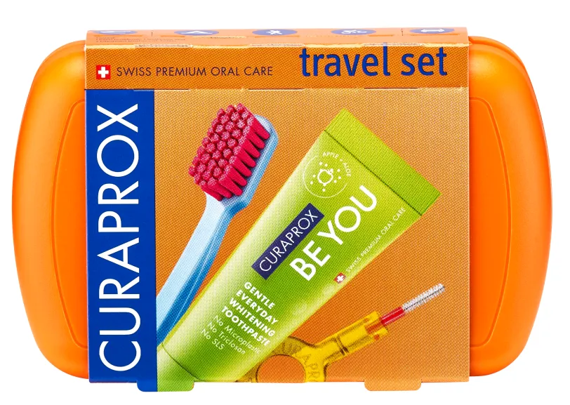 Curaprox Travel Set Oranje (1 stuk)