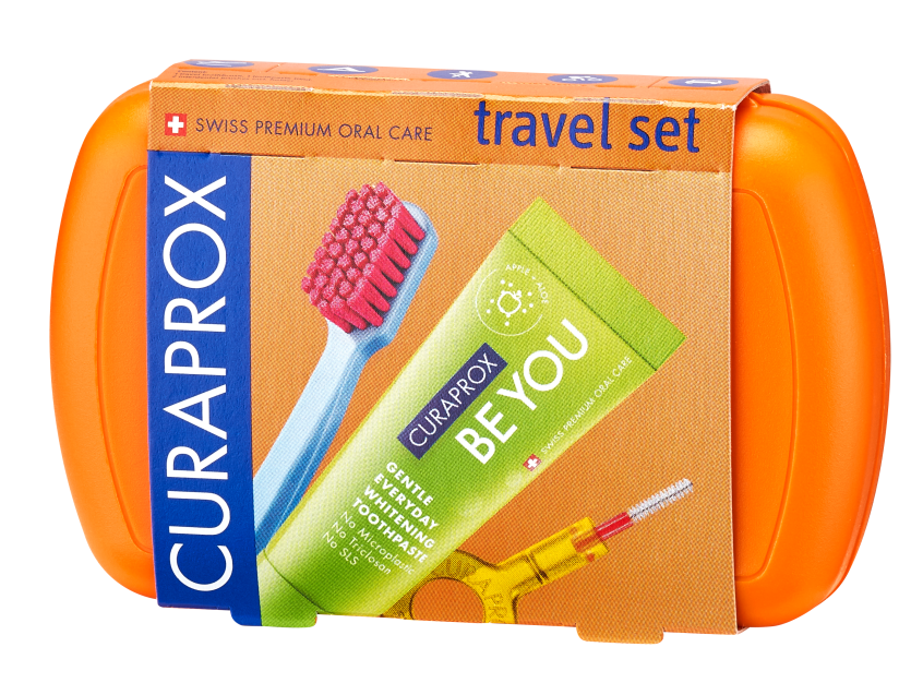 Curaprox Travel Set Oranje (1 stuk)