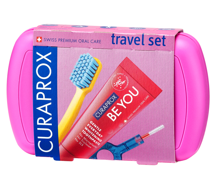 Curaprox Travel Set Roze (1 stuk)