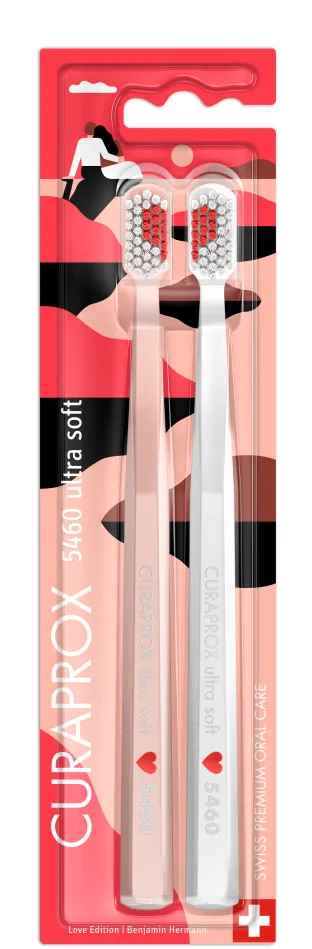 Curaprox Ultrasoft 5460 Love Tandenborstel (2 stuks)