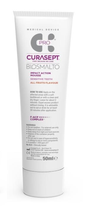 Curasept Biosmalto Pro Impact Action Mousse Sensitive (50 ml)
