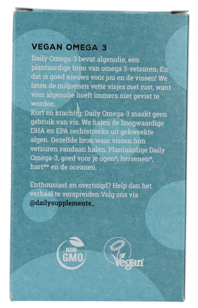 Daily Omega-3 Dha & Epa Vegan Softgels (60 vegetarische capsules) - image 2