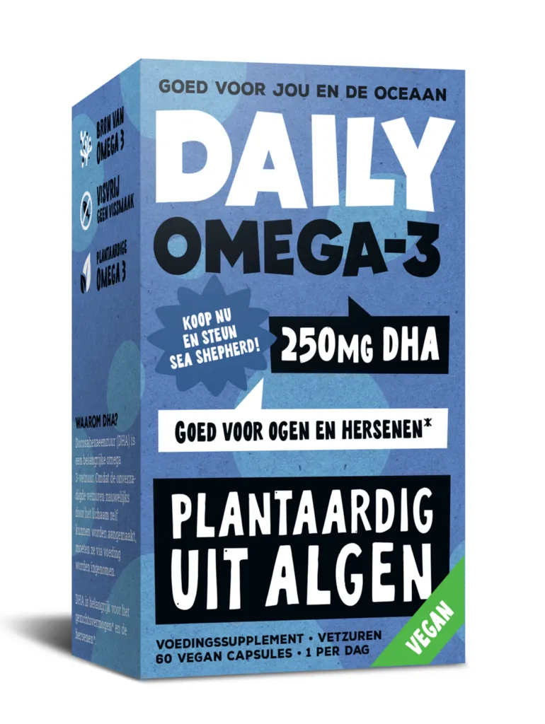 Daily Omega-3 250mg Dha Vegan Capsules (60 vegetarische capsules)