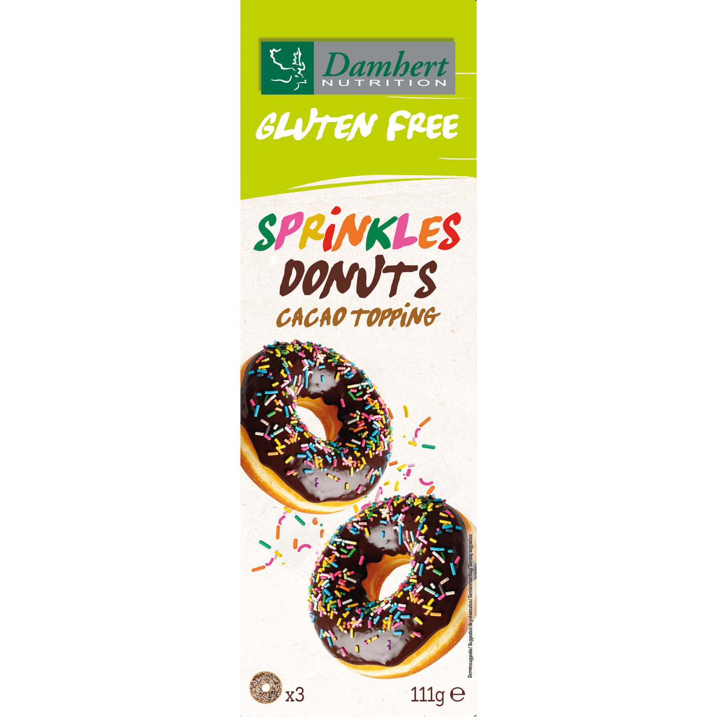 Damhert Glutenvrije Sprinkles Donuts (3 stuks)