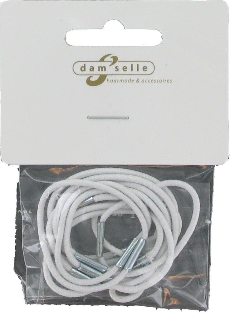 Damselle Elastiek Wit Klein (12 stuks)