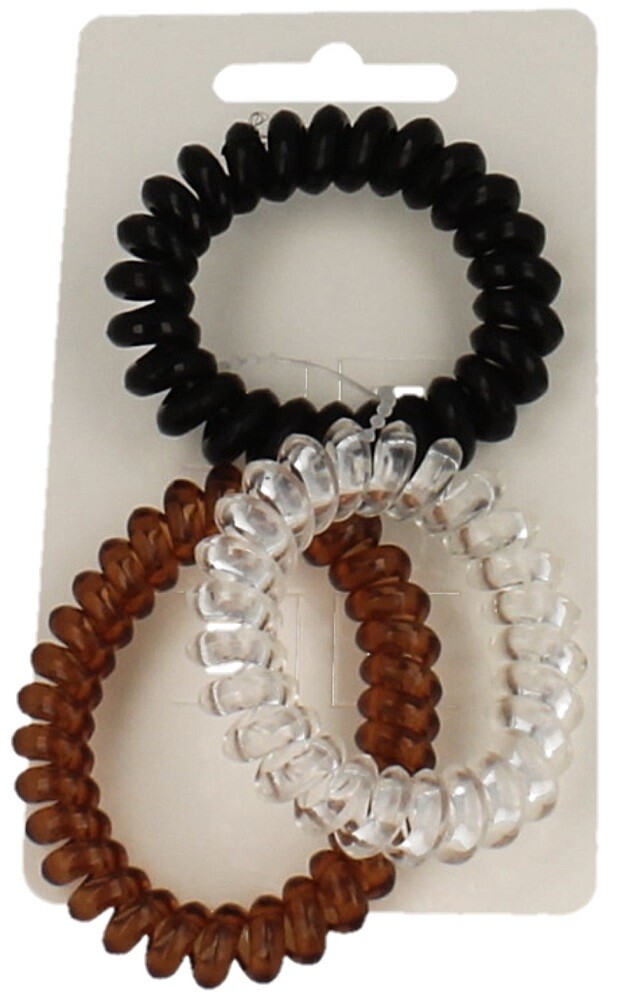 Damselle Haarelastiek Invisible Groot (3 stuks)