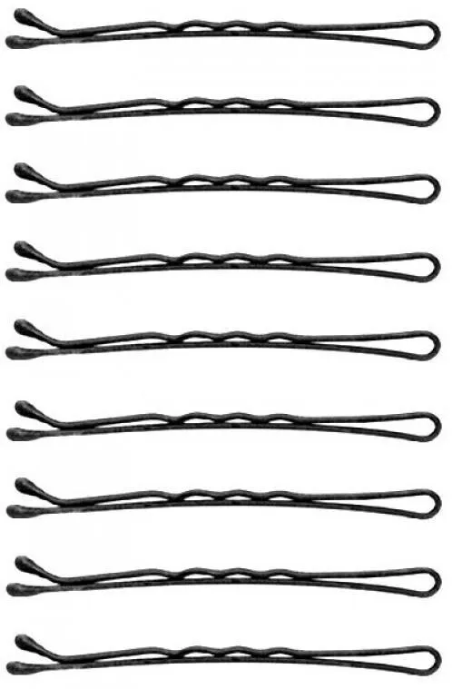 Damselle Schuifspeldjes Zwart (9 stuks)