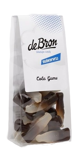 De Bron Cola Gums Suikervrij (90 gr)