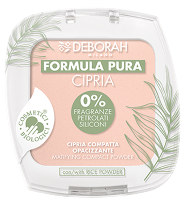 Deborah Milano Formula Pura Gezichtspoeder | Licht 01 (10 gr)