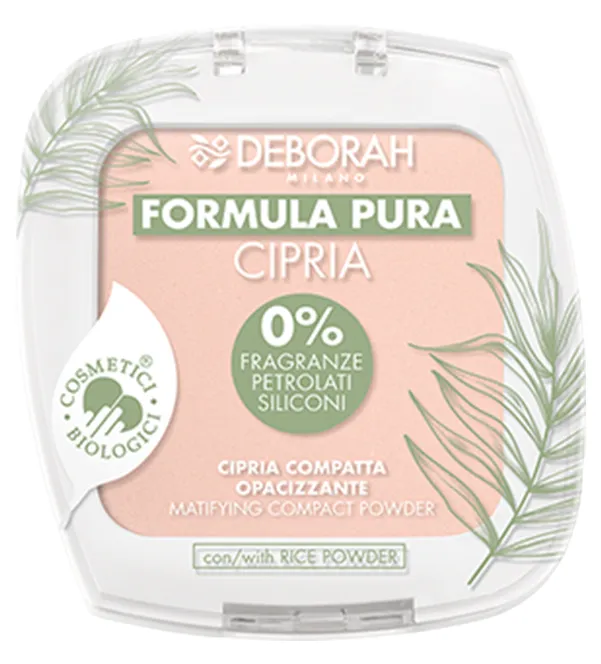 Deborah Milano Formula Pura Gezichtspoeder | Licht 01 (10 gr)