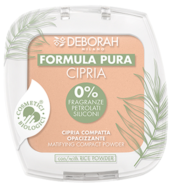 Deborah Milano Formula Pura Gezichtspoeder | Abrikoos 03 (10 gr)