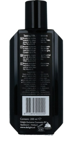 Delight Tanning Milk Uv Intensive (200 ml)