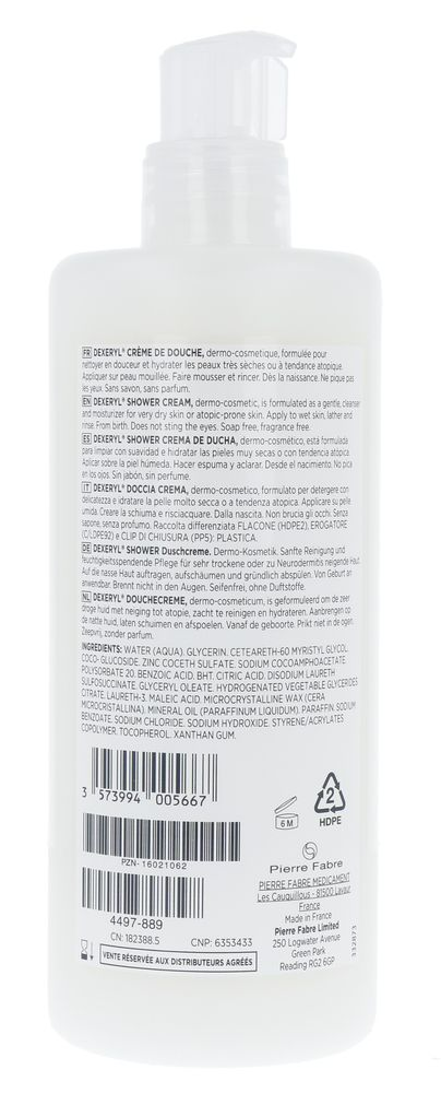 Dexeryl Shower Cream (500 ml)