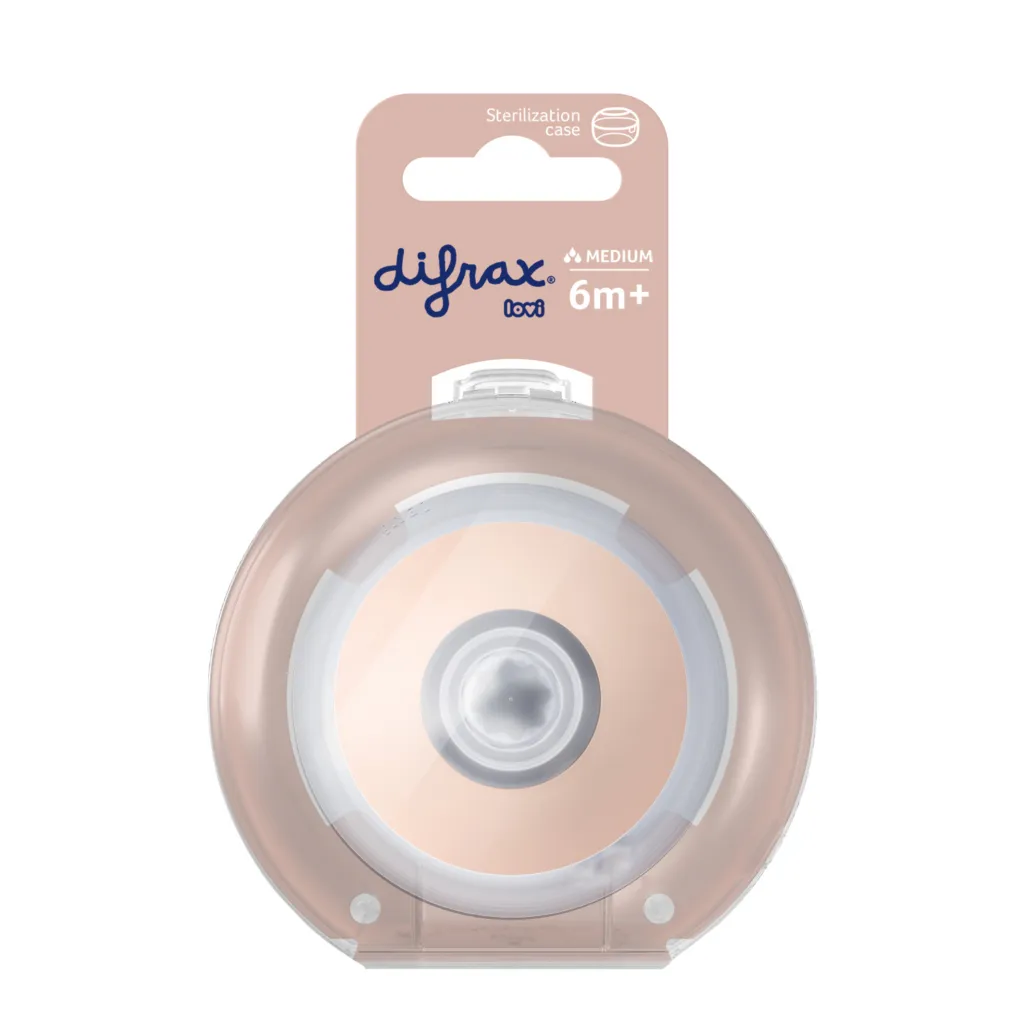 Difrax Flessenspeen Mammafeel Dynamisch Medium (1 stuk)