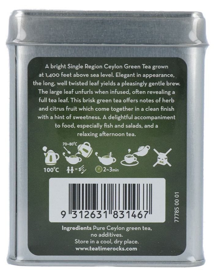 Dilmah Ceylon Young Hyson Green Tea (85 gr)