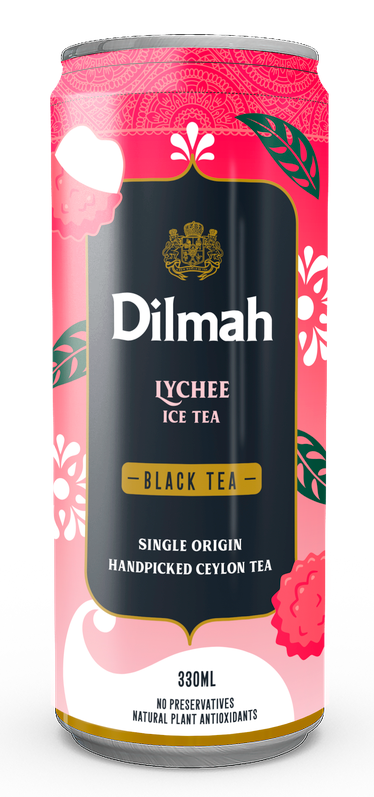 Dilmah Lychee Ice Tea Black Tea (330 ml)