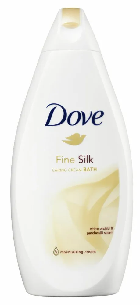 Dove Fine Silk Caring Cream Bath (750 ml)