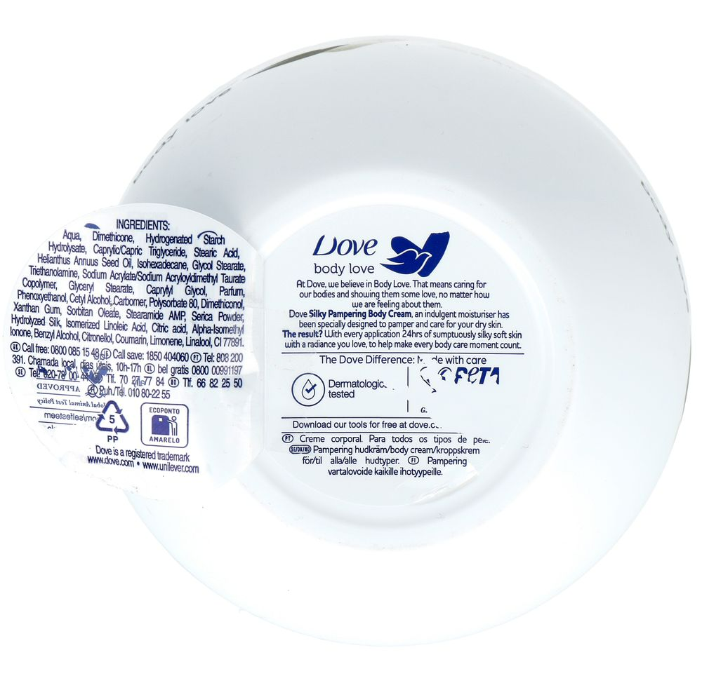 Dove Body Cream Silky (300 ml)