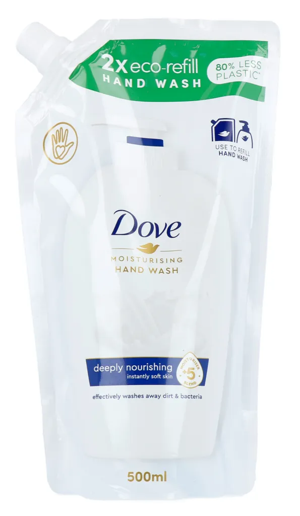 Dove Caring Handwash 2x Refill Pack (500 ml)