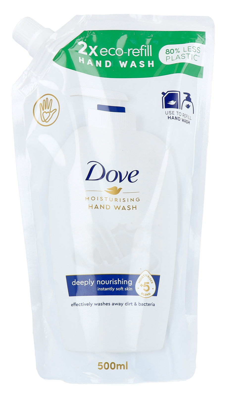 Dove Caring Handwash 2x Refill Pack (500 ml)