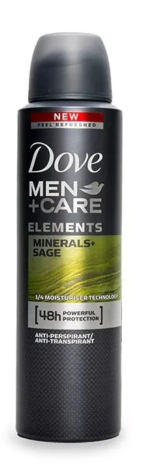 Dove Men+care Elements Minerals + Sage Deodorant Spray (150 ml)