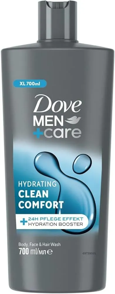 Dove Men+care Hydrating Clean Comfort - Body, Face & Hairwash (700 ml)