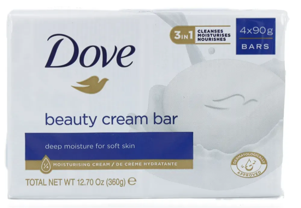 Dove Original Beauty Cream Zeep 4 X 90 Gram (90 gr)