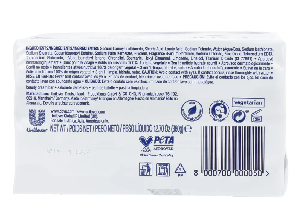 Dove Original Beauty Cream Zeep (4 x 90 gr)