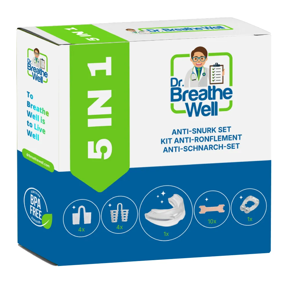 Dr. Breathe Well Anti Snurk Pakket 5-in-1 (1 stuk)