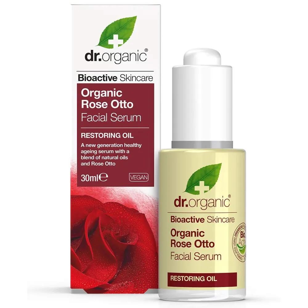 Dr Organic Rose Otto Gezichtsserum (30 ml)