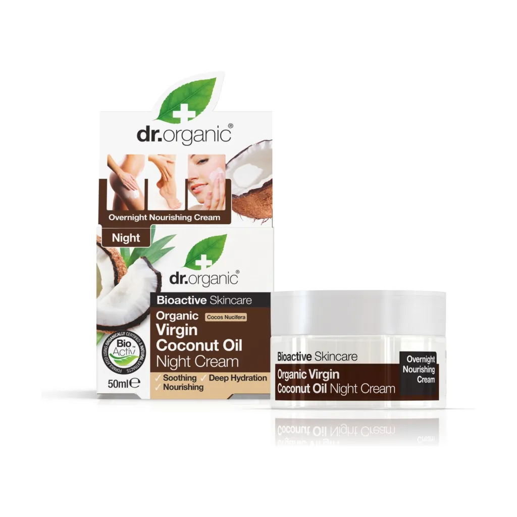 Dr Organic Kokosolie Nachtcreme (50 ml)