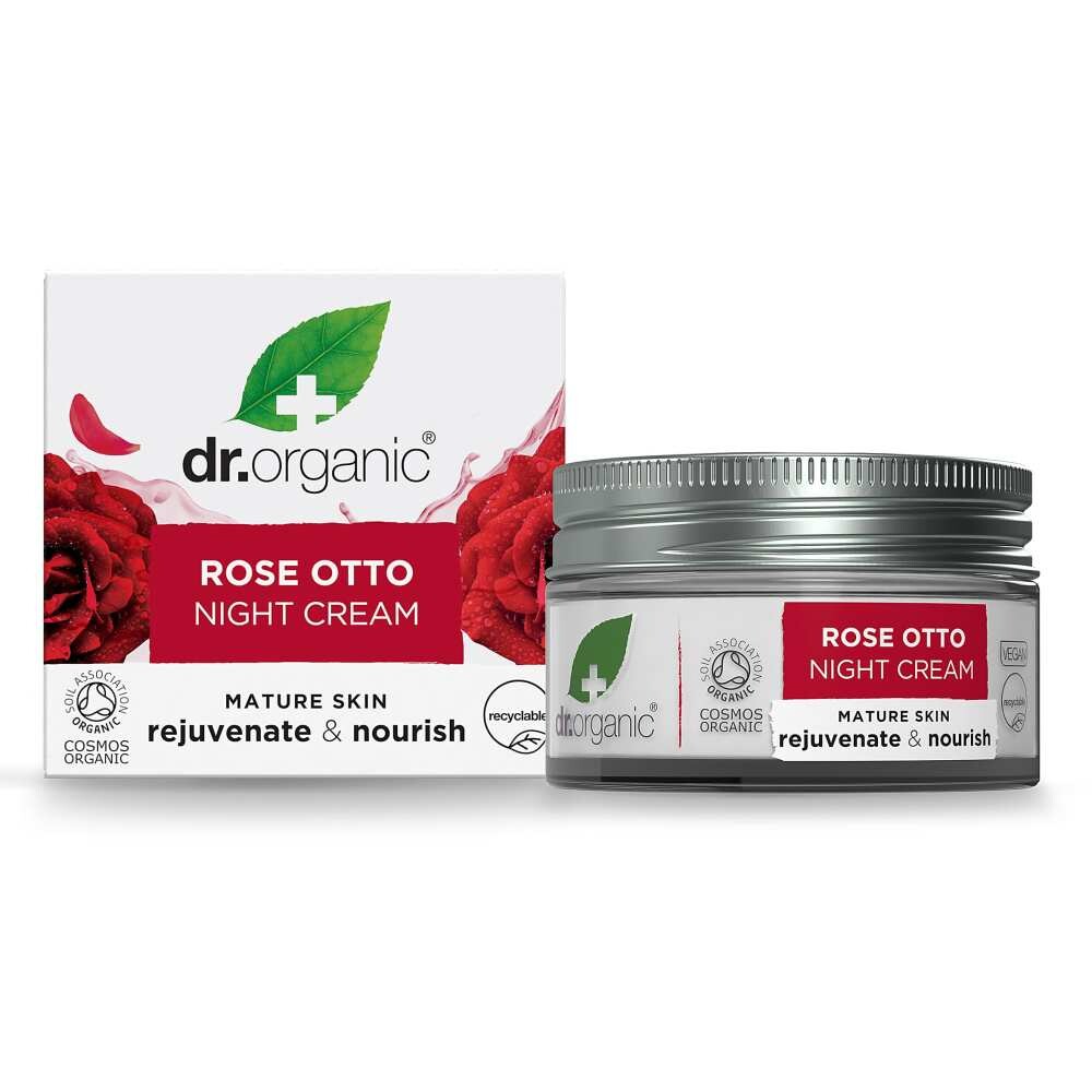 Dr Organic Rose Otto Nachtcrème (50 ml)