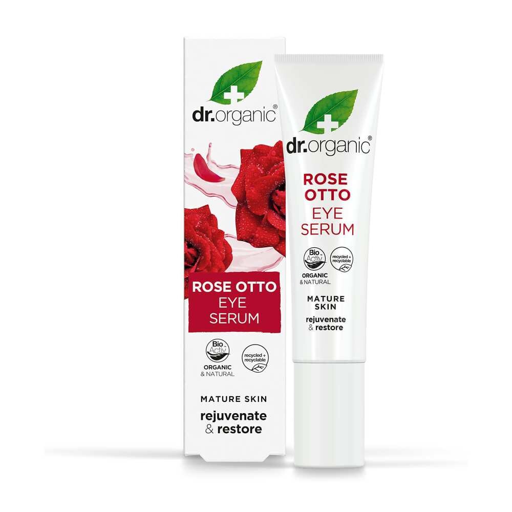 Dr Organic Rose Otto Oogserum (15 ml)