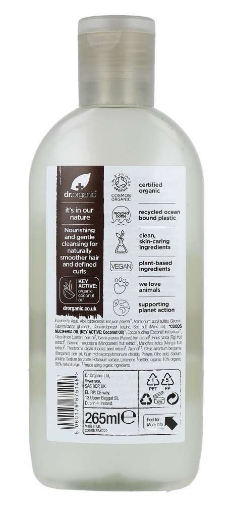 Dr Organic Virgin Coconut Oil Shampoo (265 ml)