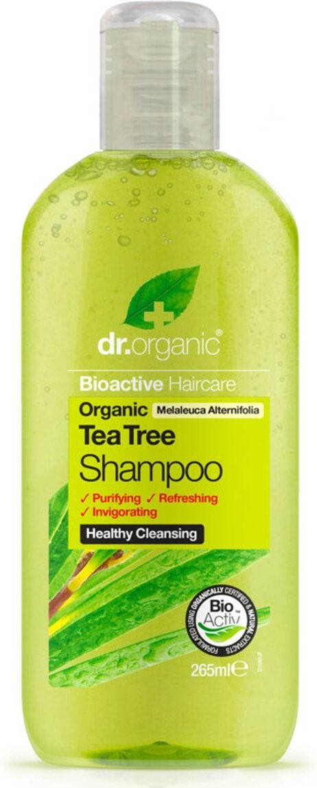 Dr Organic Tea Tree Shampoo (265 ml)