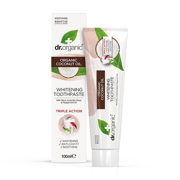 Dr Organic Coconut Oil Whitening Toothpaste (100 ml)
