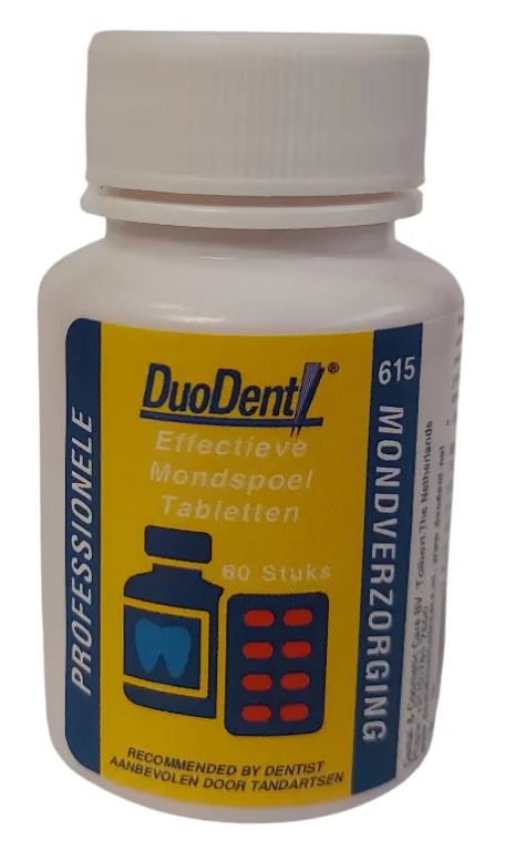 Duodent Effectieve Mondspoel Tabletten (60 tabletten)