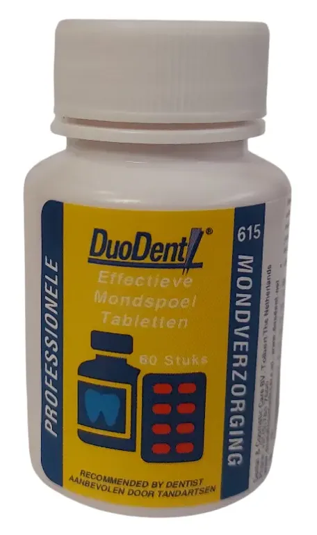Duodent Effectieve Mondspoel Tabletten (60 tabletten)