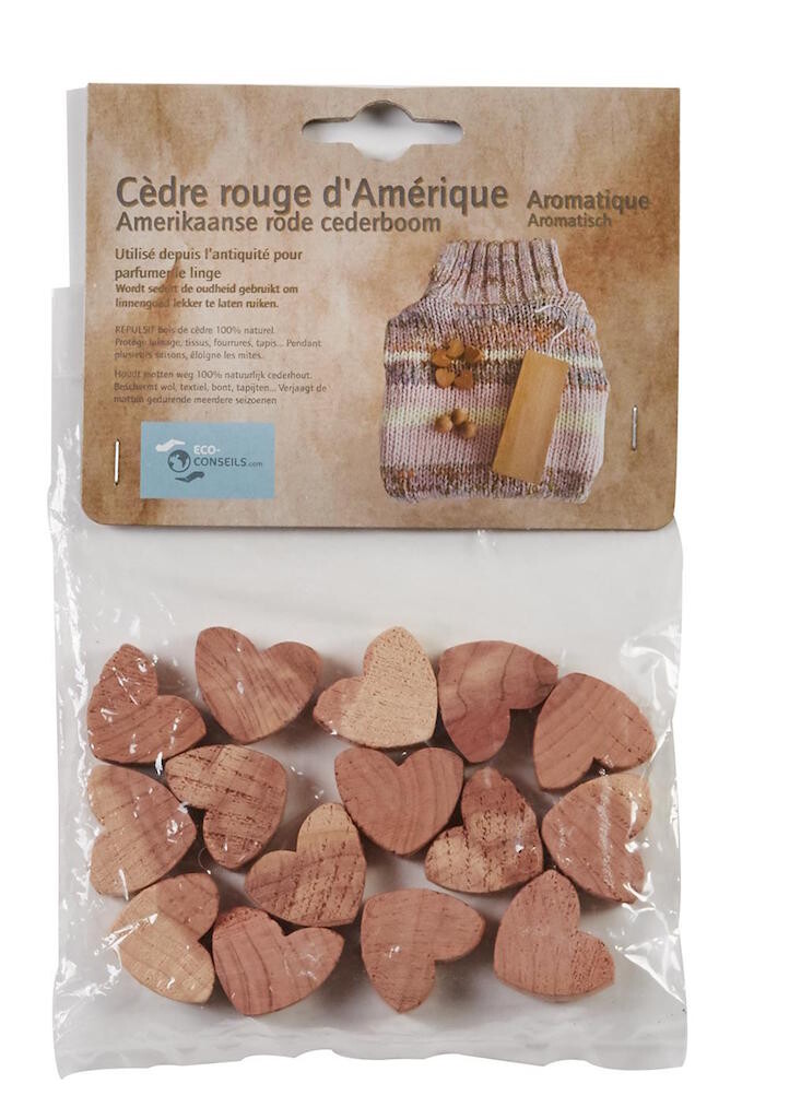 Eco Conseils Anti Mot Hartjes (15 stuks)