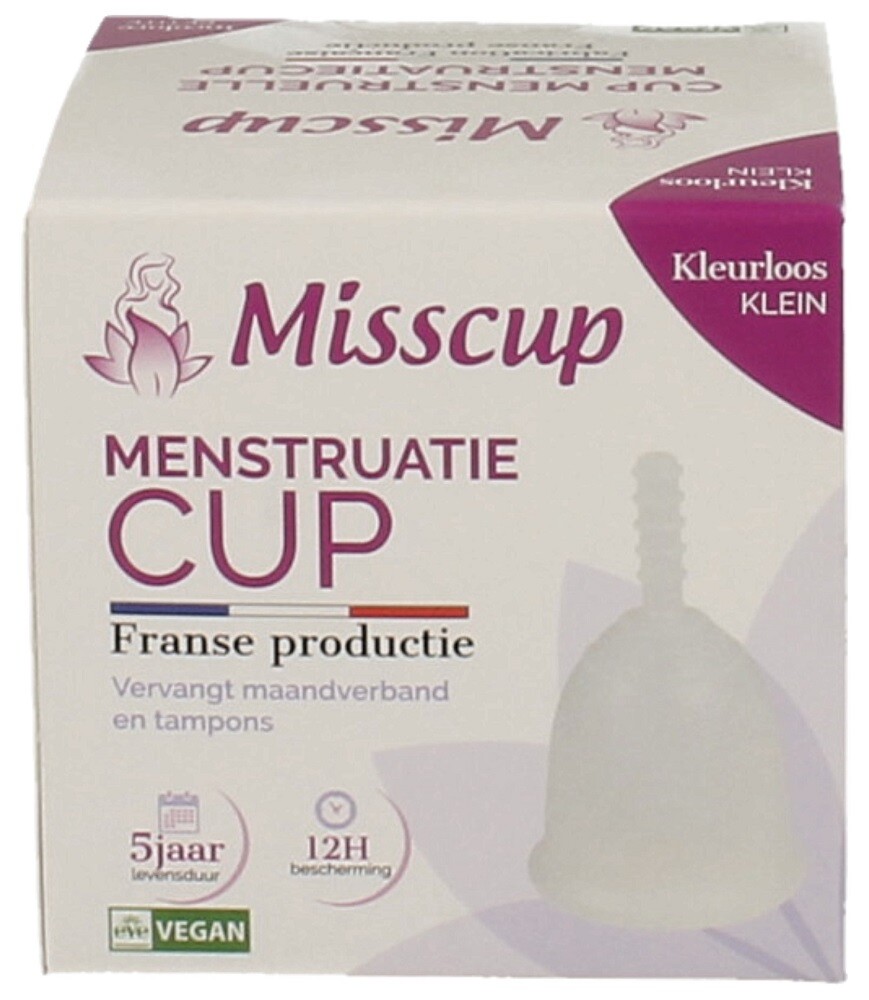 Eco Conseils Misscup Menstruatie Cup Klein Kleurloos (1 stuk)
