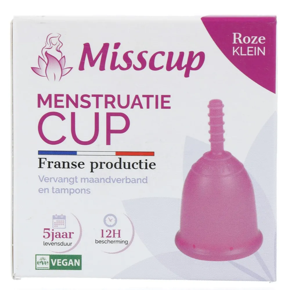 Eco Conseils Misscup Menstruatie Cup Klein Roze (1 stuk)