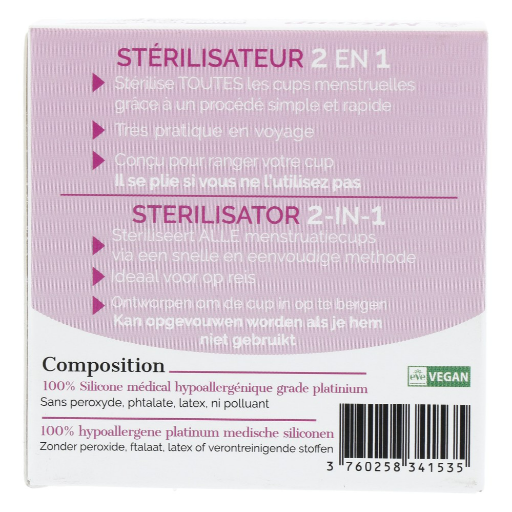Eco Conseils Misscup Sterilisator voor Menstruatiecup (1 stuk)