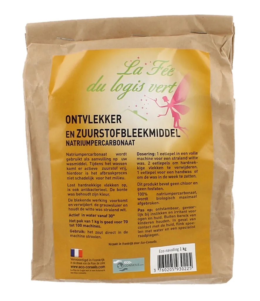 Eco Conseils Zout Ontvlekker en Bleekmiddel (1000 gr)