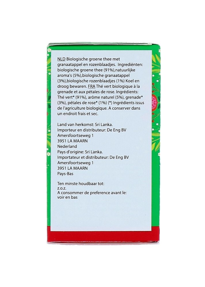 English Tea Shop Organic Green Tea & Pomegranate (8 zakjes) - image 4