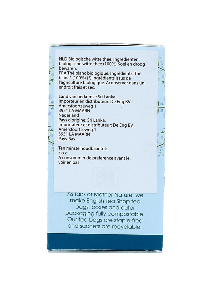 English Tea Shop Organic Pure White Tea (8 zakjes) - image 4