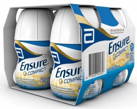 Abbott Ensure Compact Banaan 4x125ml (125 ml)