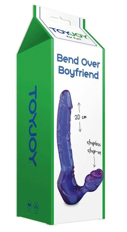 Toyjoy Strapless Stran-on Bend over Boyfriend Purple (1 stuk)