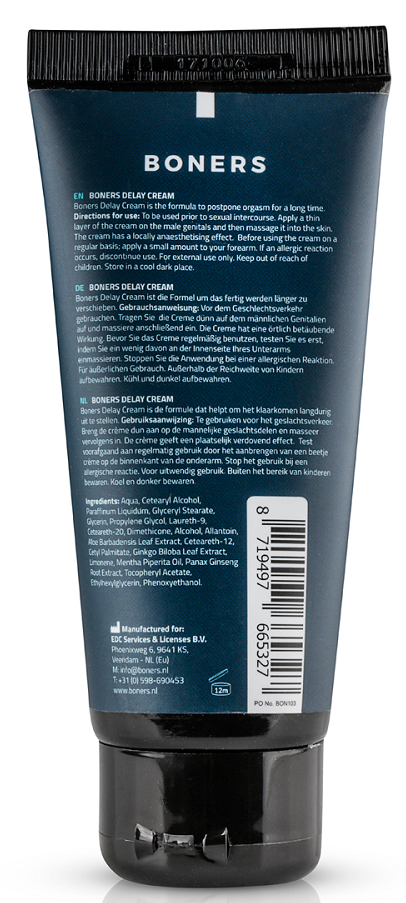 Boners Delay Cream (100 ml)