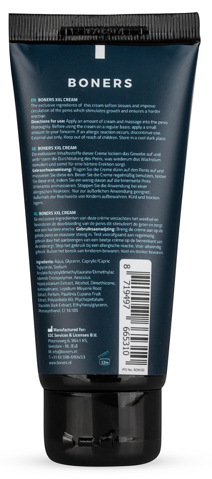 Boners XXL Cream (100 ml)